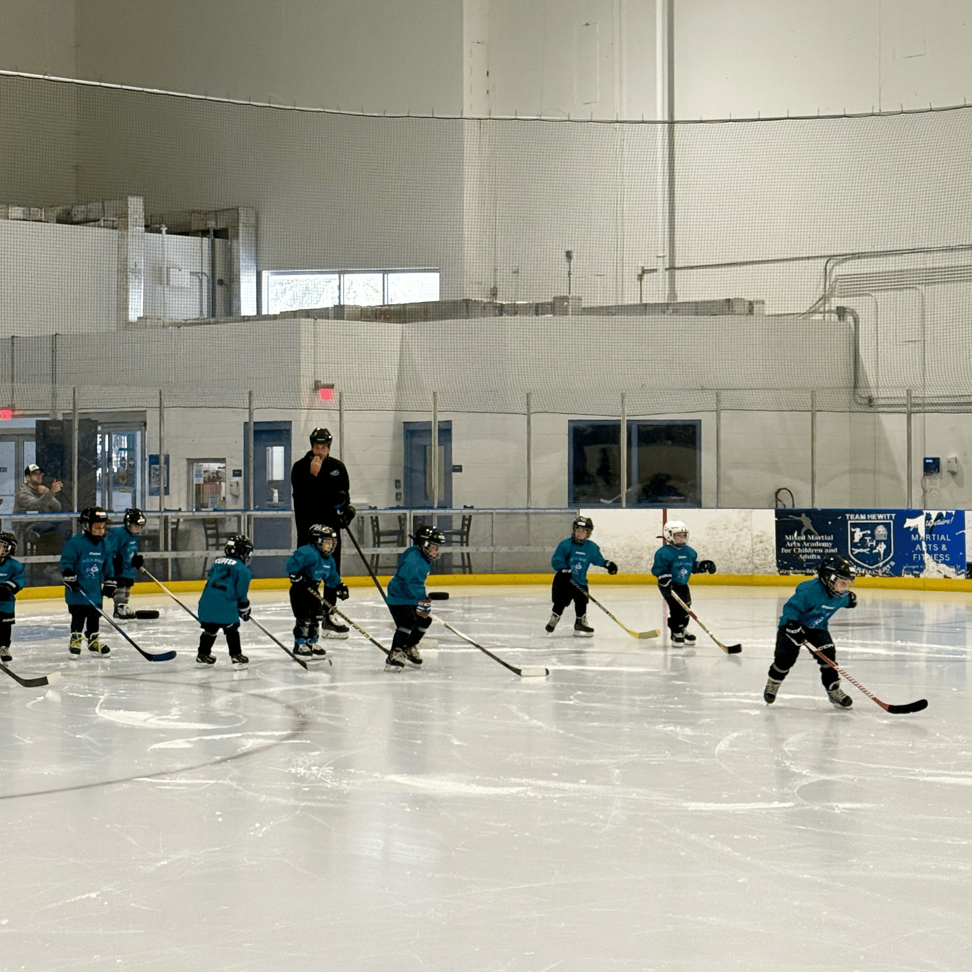 Boca Babies hockey class at Boca Ice