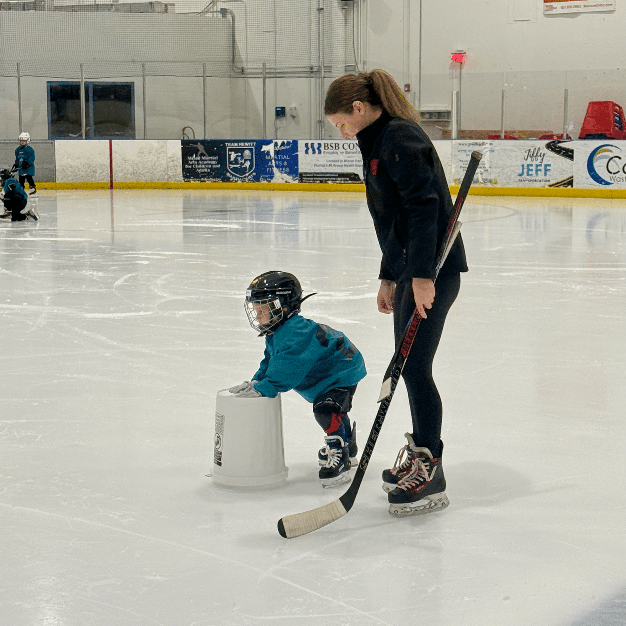 Boca Babies hockey instruction