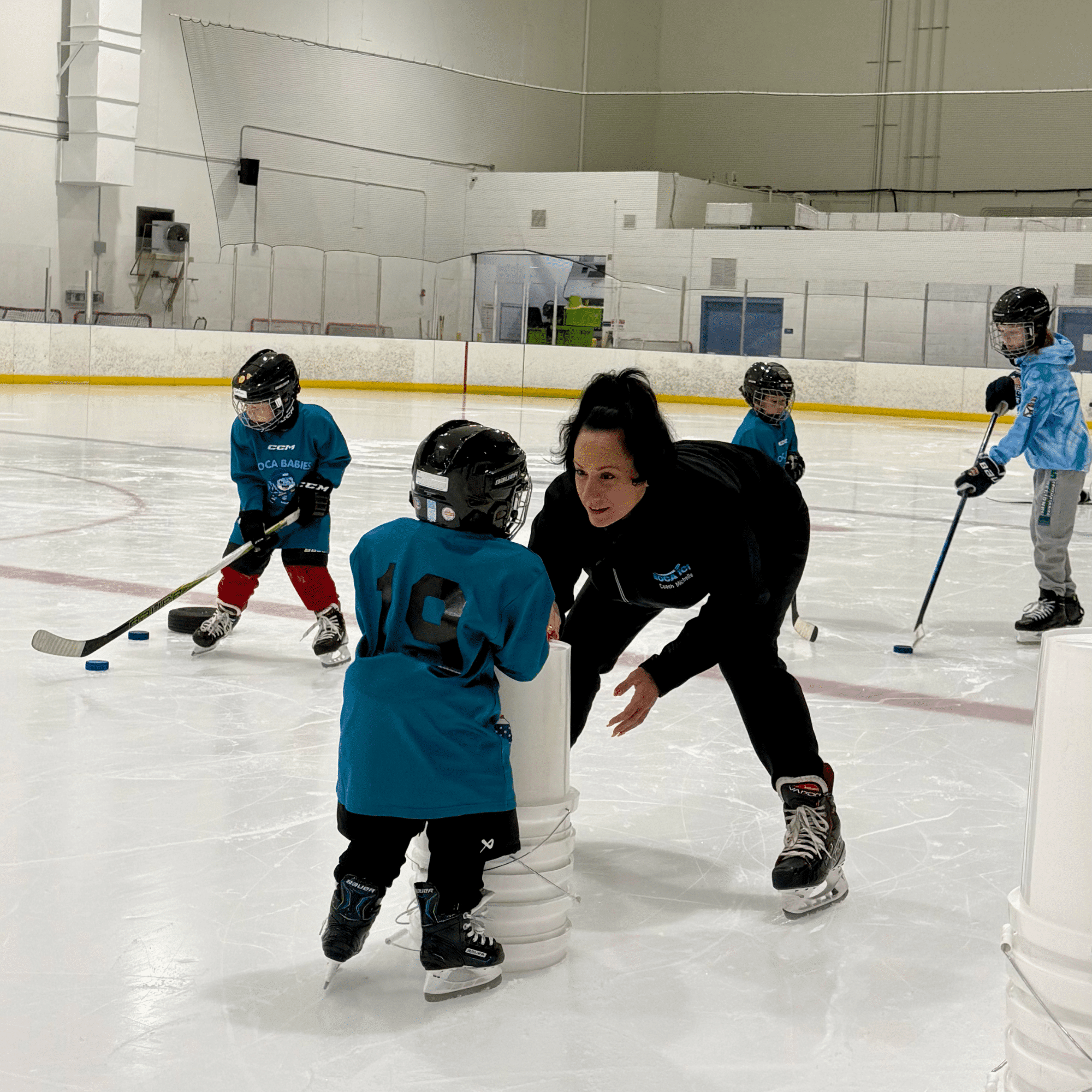 Young Boca Ice hockey player