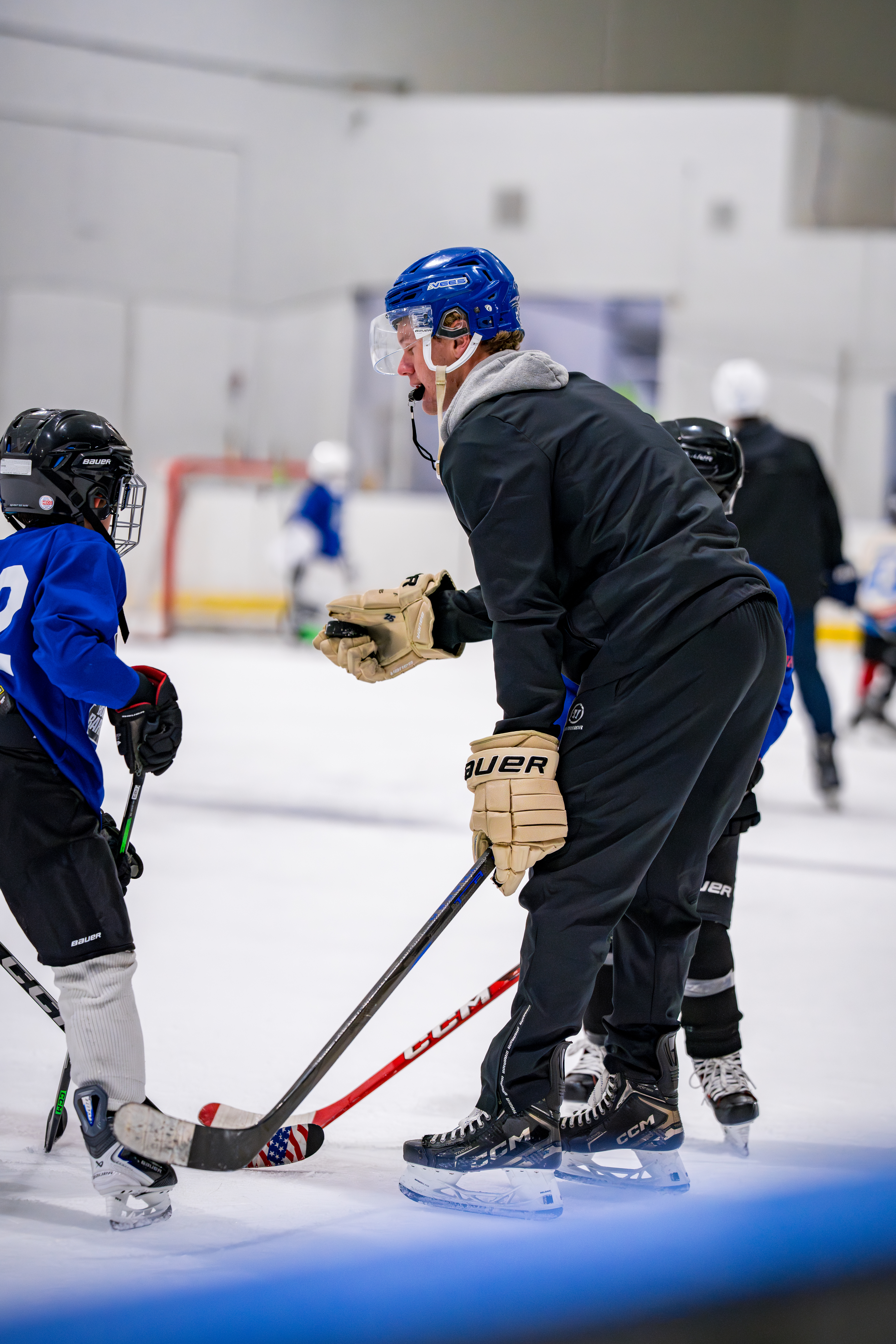 Hockey player training at Boca Ice